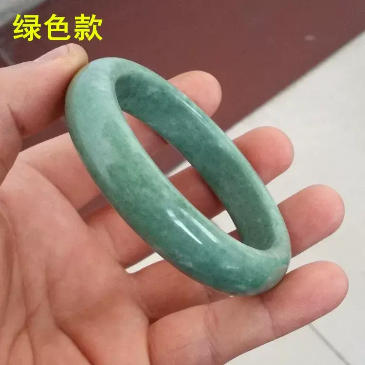 Natural Guizhou Jade Light Green Bracelet for Women — feature 15