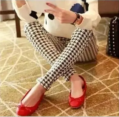 Korean Style Printed Leggings Women's Ankle Length - Image 2