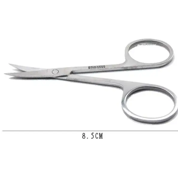 Stainless Steel Eyebrow Scissors Double Precision - Image 3