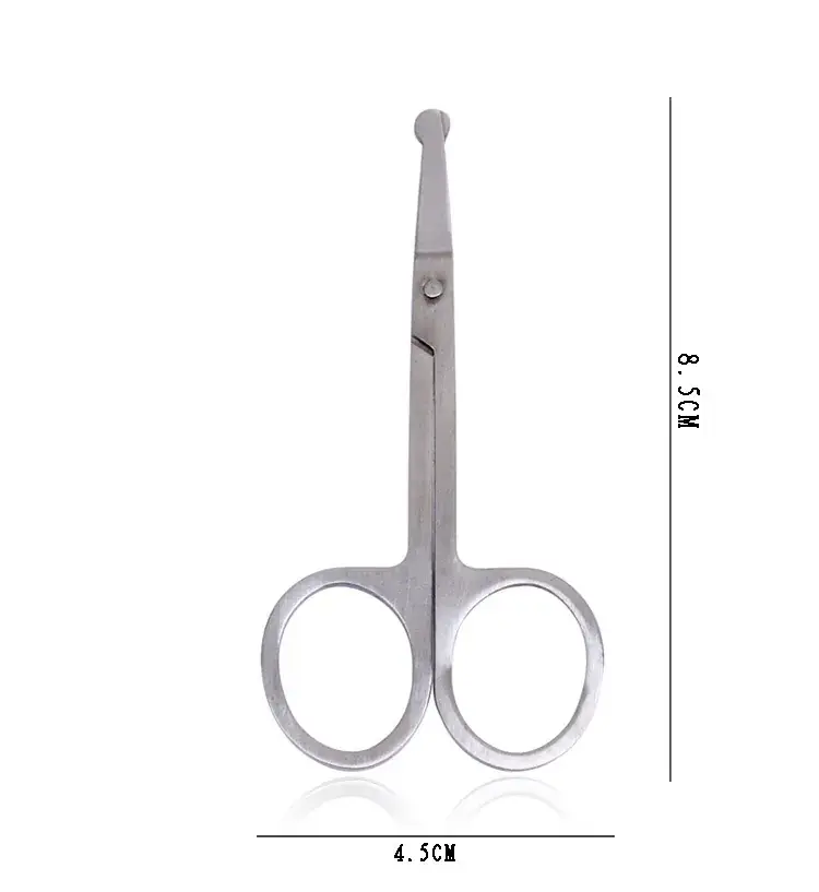 Stainless Steel Eyebrow Scissors Double Precision — feature 8