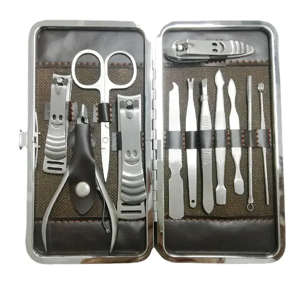 Stainless Steel Nail Clippers Set 12 Pcs MS-120