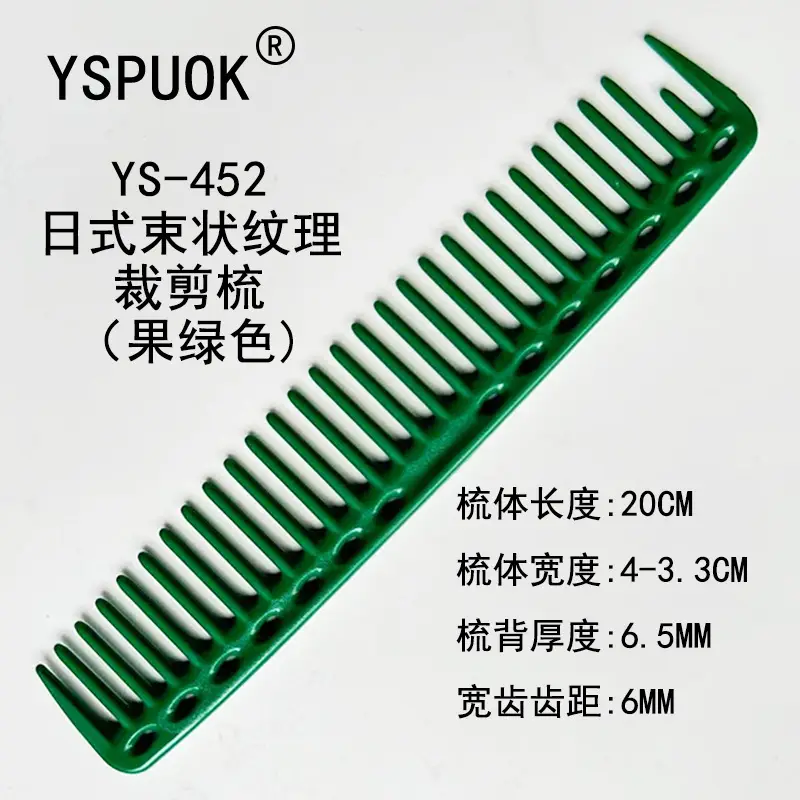 YSPUOK YS-339 Plastic Hair Cutting Comb Purple - Image 110