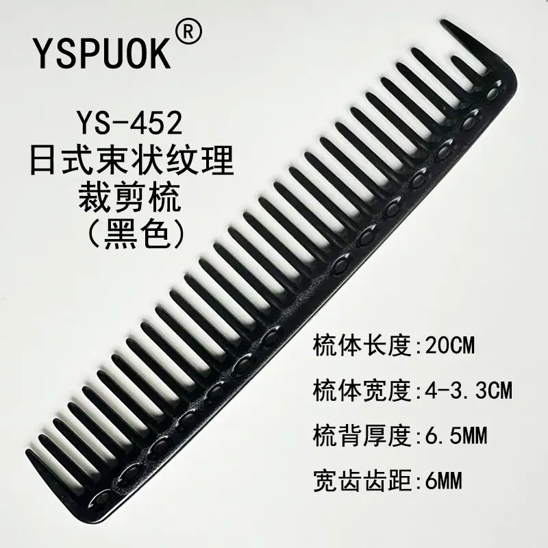 YSPUOK YS-339 Plastic Hair Cutting Comb Purple - Image 111