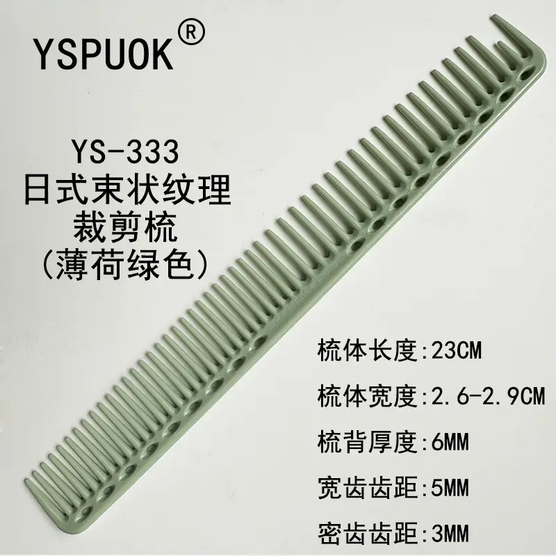 YSPUOK YS-339 Plastic Hair Cutting Comb Purple - Image 38