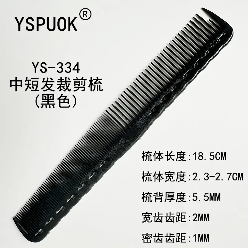 YSPUOK YS-339 Plastic Hair Cutting Comb Purple - Image 45