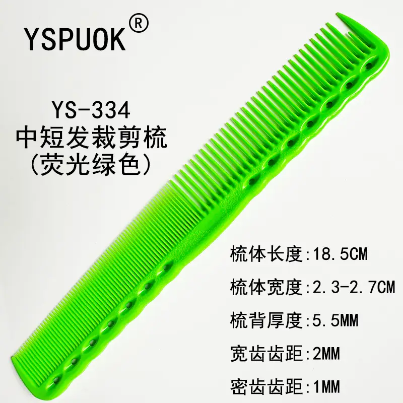 YSPUOK YS-339 Plastic Hair Cutting Comb Purple - Image 48