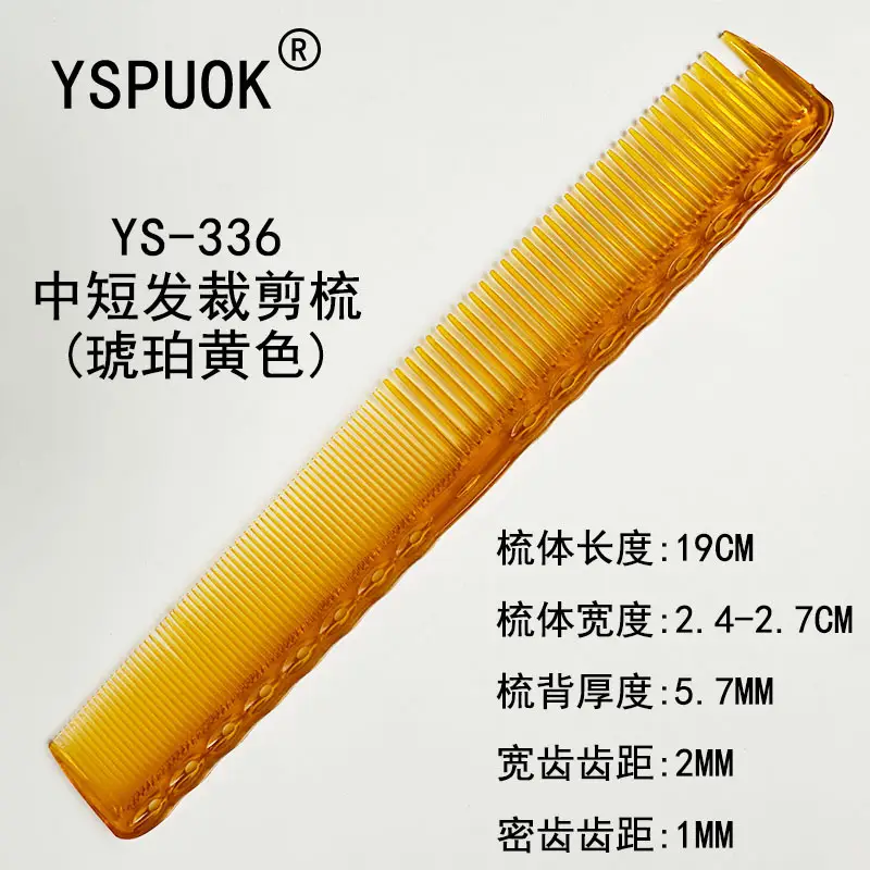YSPUOK YS-339 Plastic Hair Cutting Comb Purple - Image 56