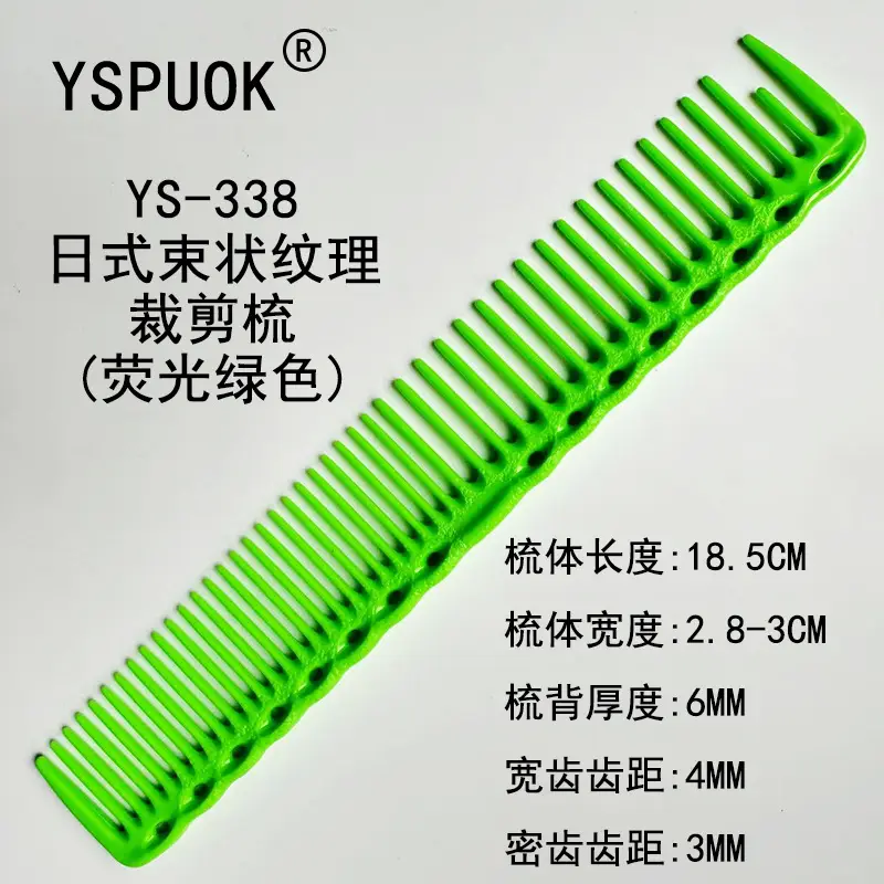 YSPUOK YS-339 Plastic Hair Cutting Comb Purple - Image 80