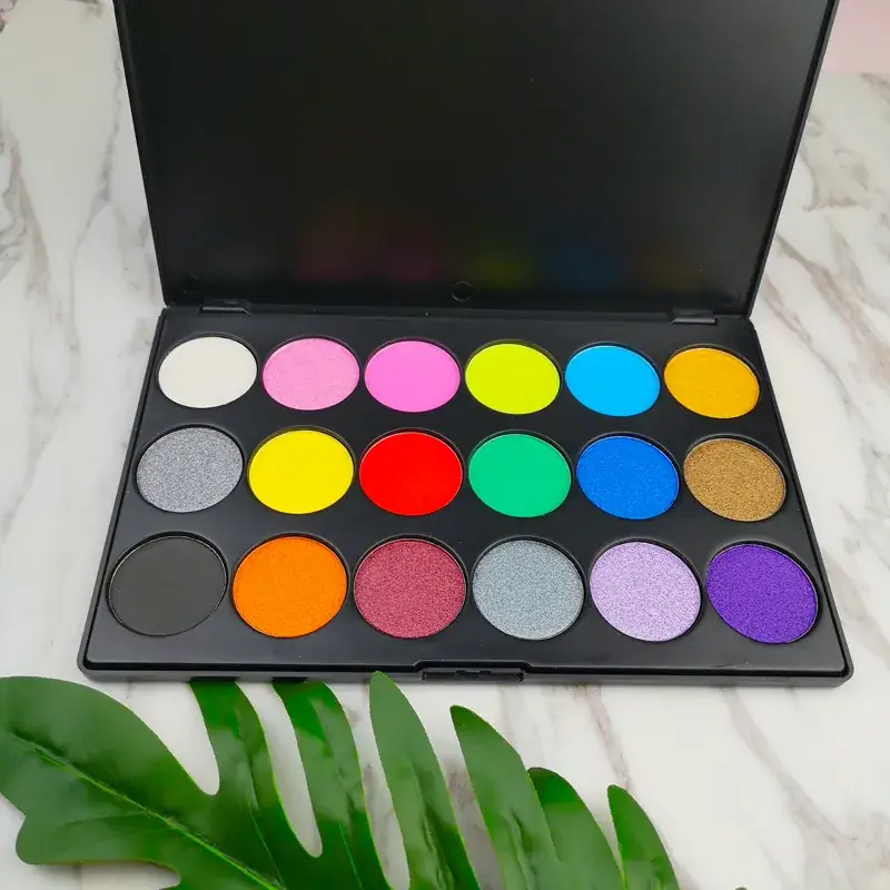 18-Color Children's Eyeshadow Palette Matte Earth-Tone - Image 3