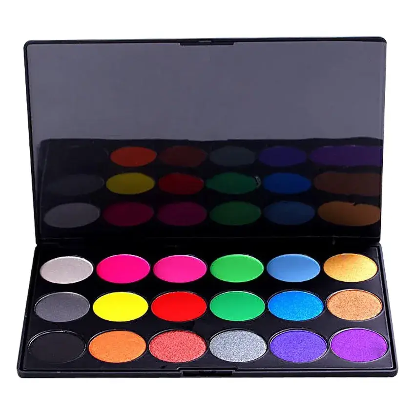 18-Color Children's Eyeshadow Palette Matte Earth-Tone