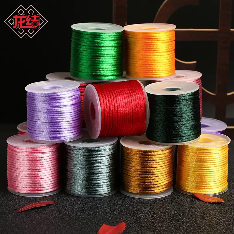 29 Color Korean Silk Dragon Knot Braided Rope