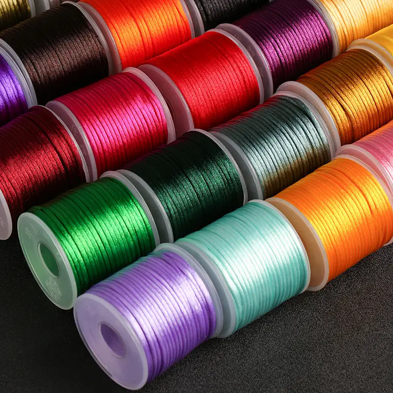 29 Color Korean Silk Dragon Knot Braided Rope