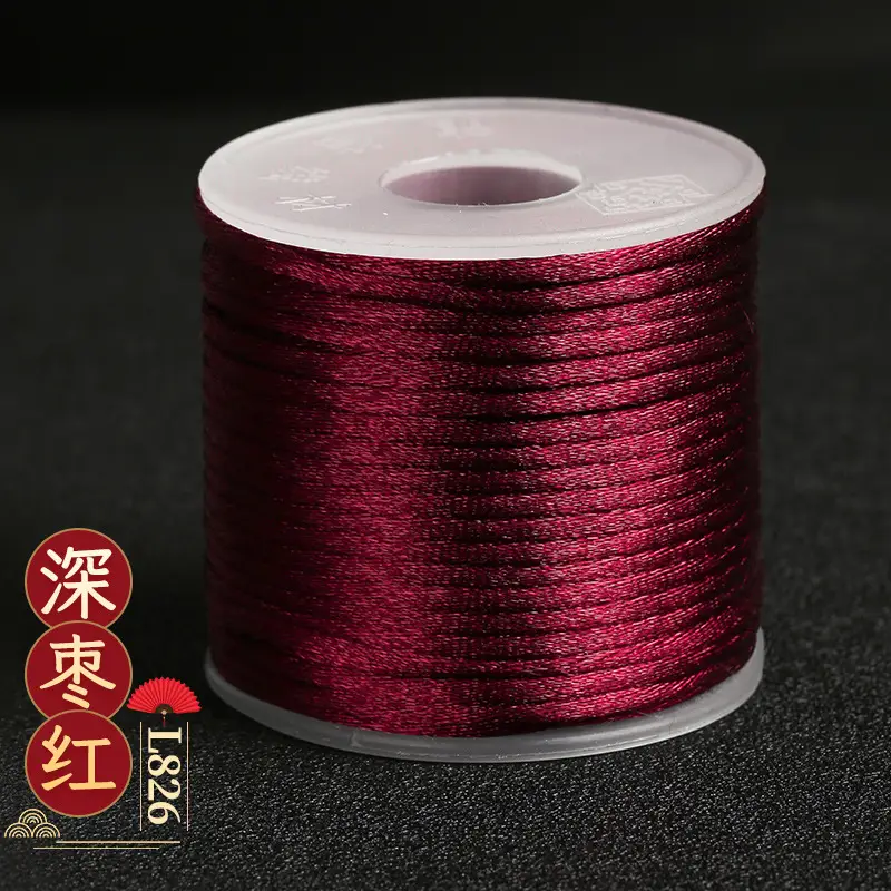 29 Color Korean Silk Dragon Knot Braided Rope