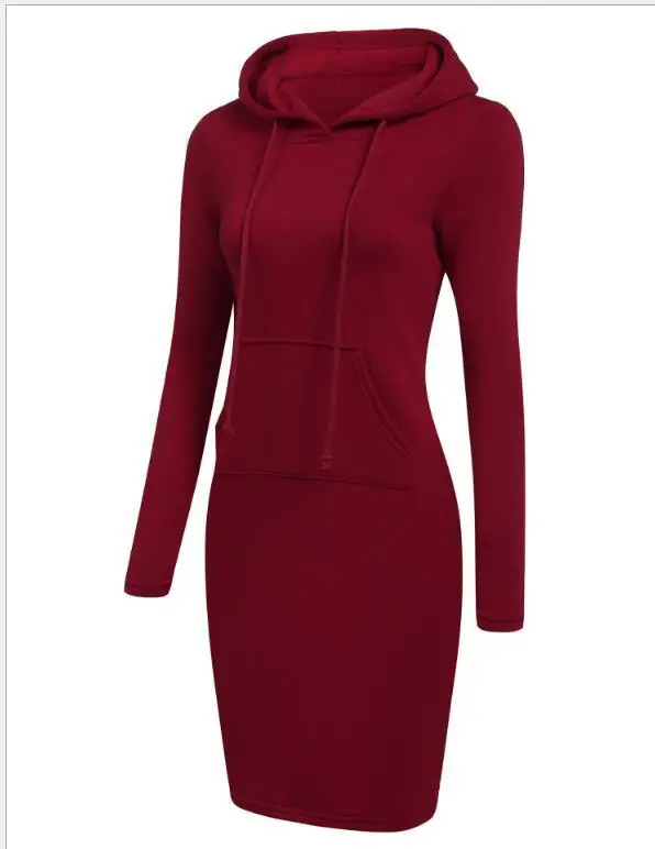 Women's Maroon Hooded Long Sleeve Vest 2022 - Image 4