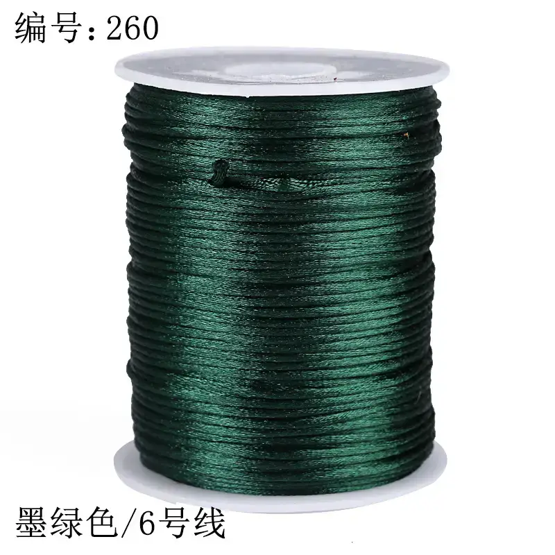 Blue 6-Wire Braided Rope for Jewelry & Home Use