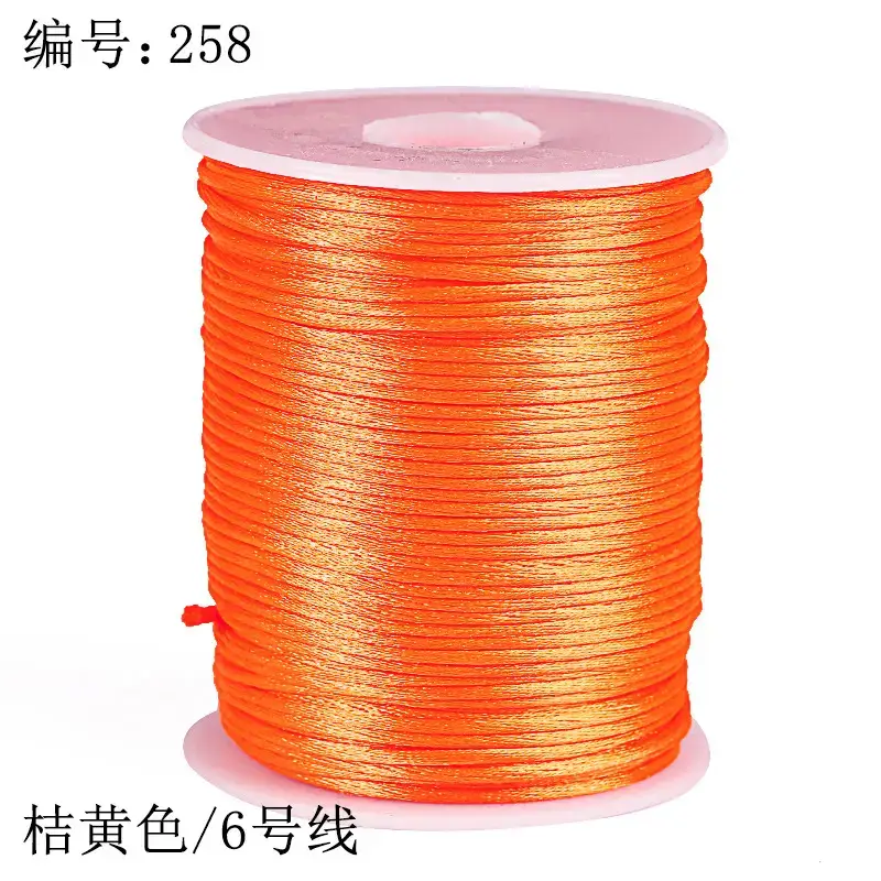 Blue 6-Wire Braided Rope for Jewelry & Home Use