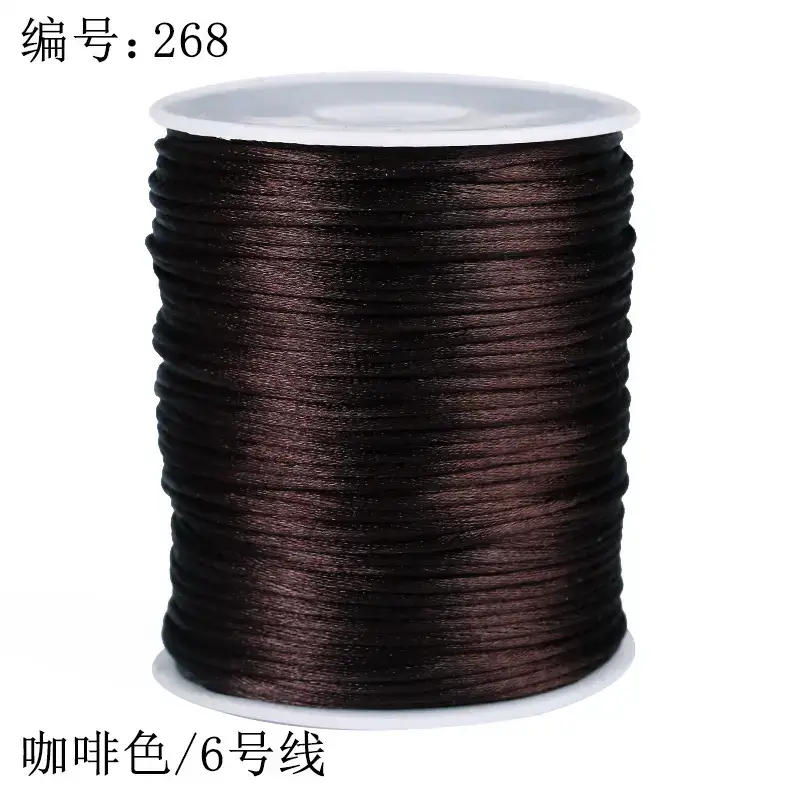 Blue 6-Wire Braided Rope for Jewelry & Home Use