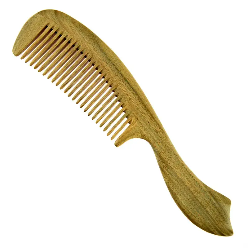Green Sandalwood Hair Comb for Women