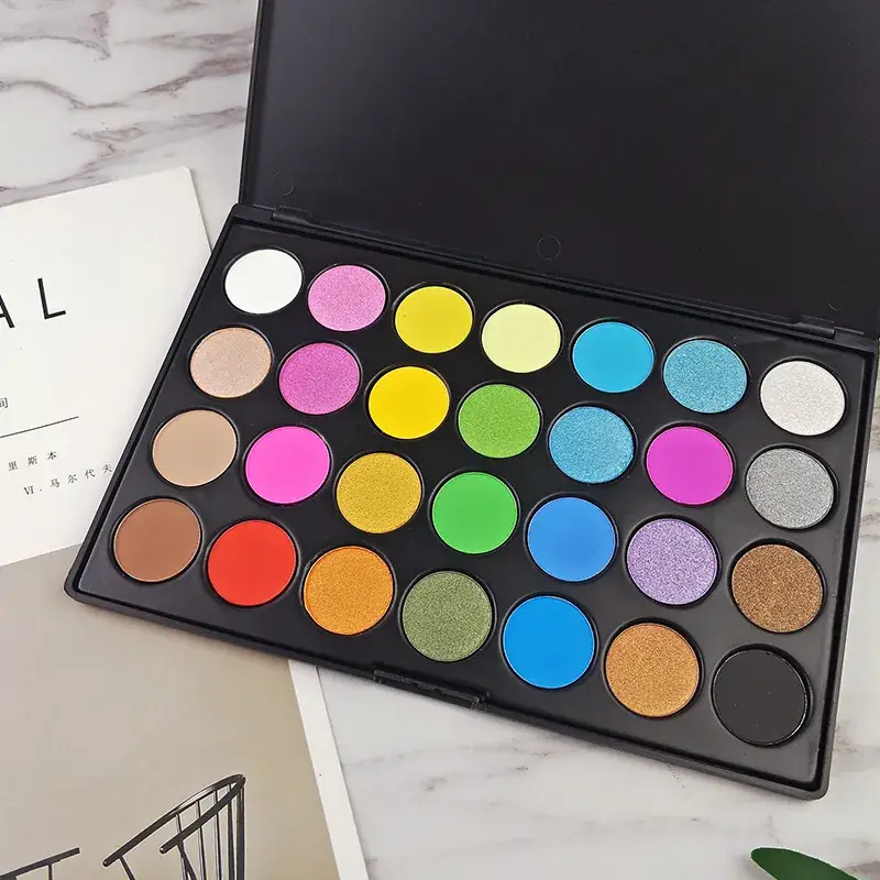 28 Color Matte Pearlescent Eye Shadow Makeup Palette - Image 3