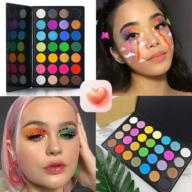 28 Color Matte Pearlescent Eye Shadow Makeup Palette - Image 4