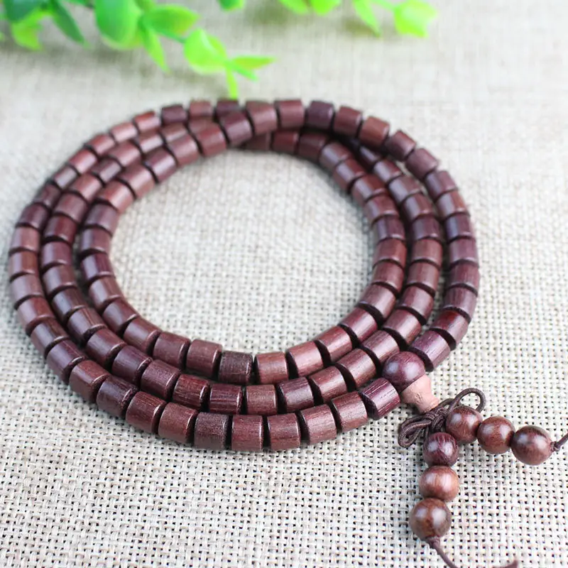 Purple Core Hematone Wood Bracelet Beads for Men Women