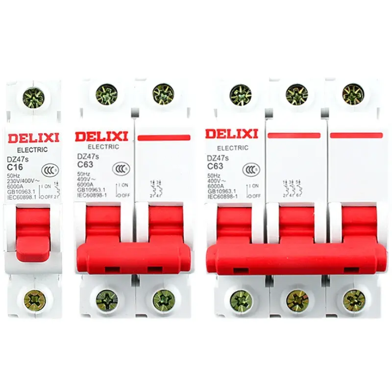 Delixi DZ47S Air Switch 63A Main Breaker 2P3P4P Electrician - Image 45