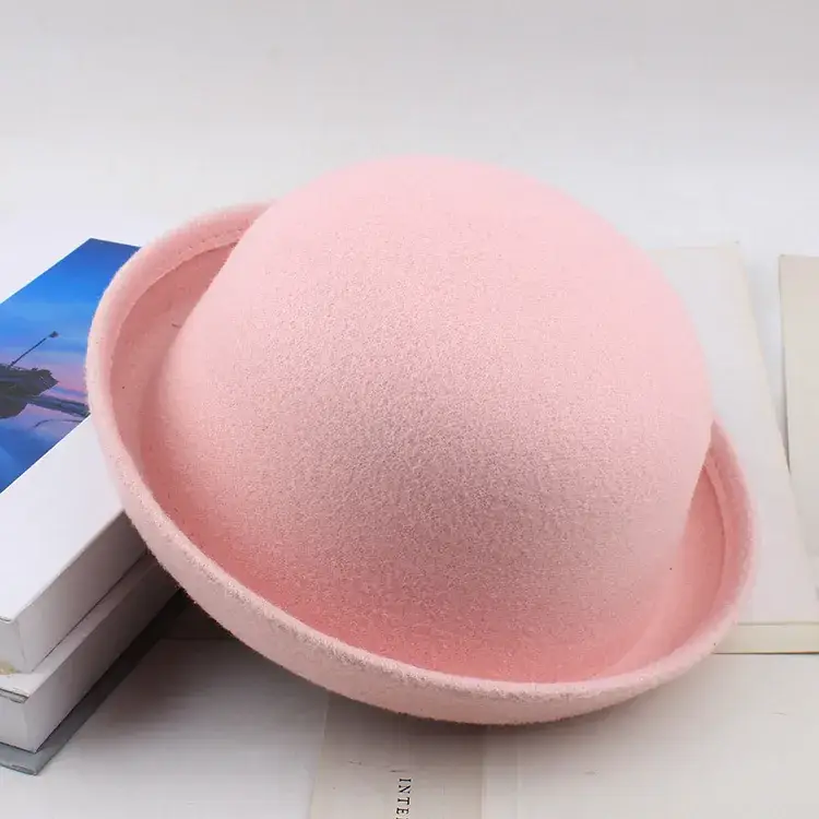 Red Wool Top Hat for Men Women Winter - Image 10