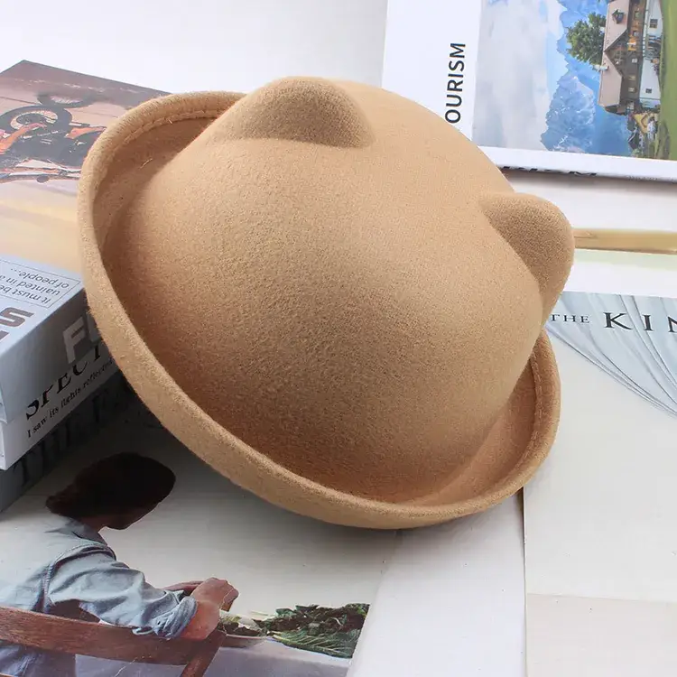 Red Wool Top Hat for Men Women Winter - Image 17