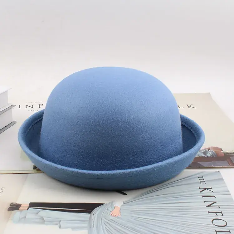 Red Wool Top Hat for Men Women Winter - Image 8