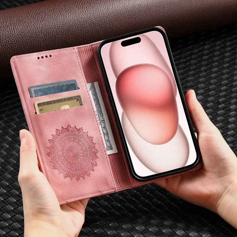 Apple 17Promax Sunflower Embossed Phone Case - Image 10