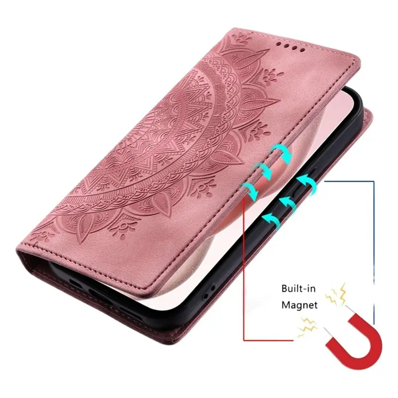 Apple 17Promax Sunflower Embossed Phone Case