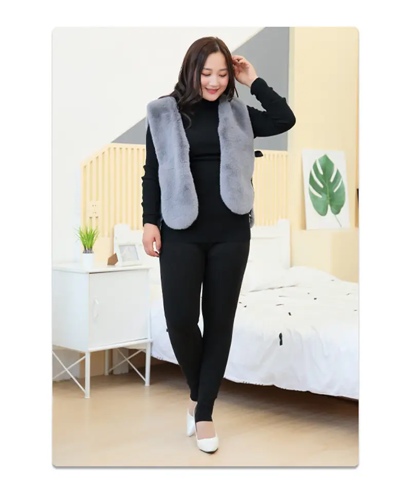 1014 Plus Fat Size Cotton Padded Leggings Winter Women — feature 21