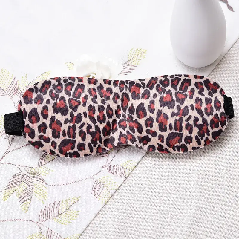 Leopard Print 3D Eye Mask for Women