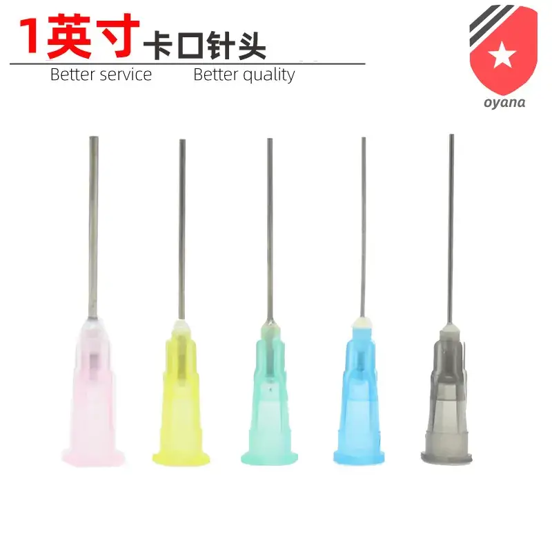 Lengthened Screw Plastic Seat Stainless Steel Dispensing Needle 1 inch Tube 25mm - Image 3