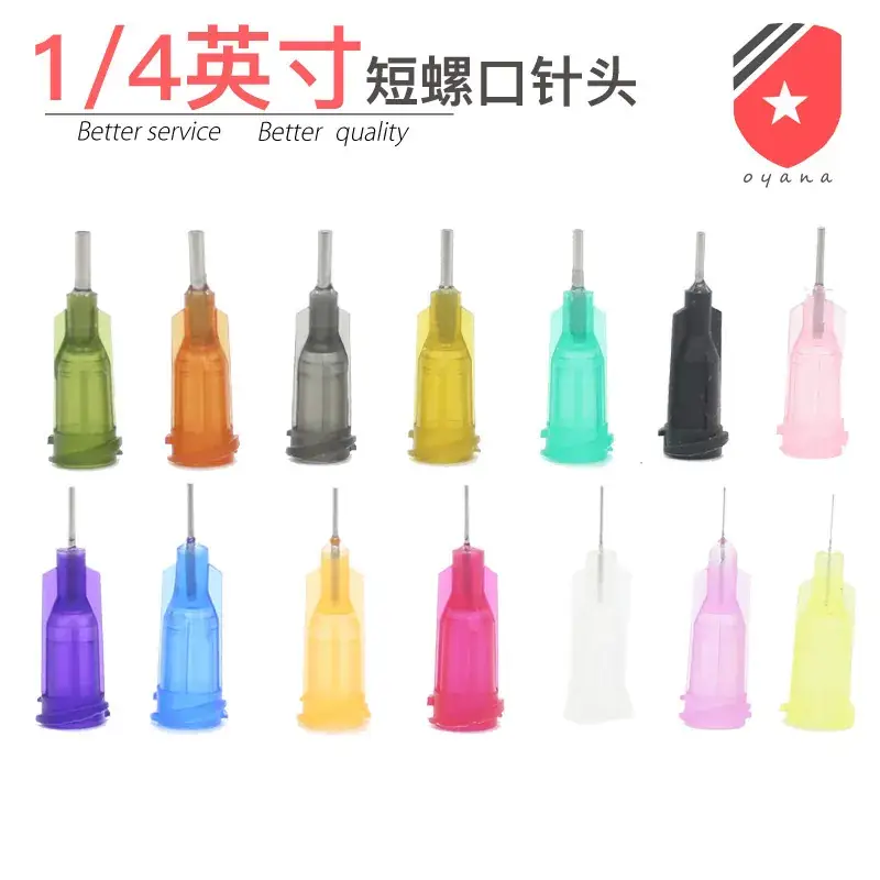 Screw 1.0/4inch Dispensing Needle Nozzle Tube Length 6mm