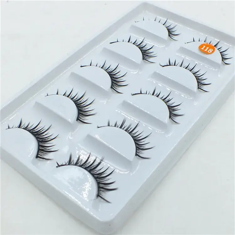Black Cotton Thread False Eyelashes for Fashion Use - Image 2
