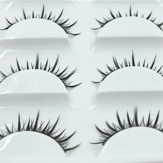 Black Cotton Thread False Eyelashes for Fashion Use - Image 3