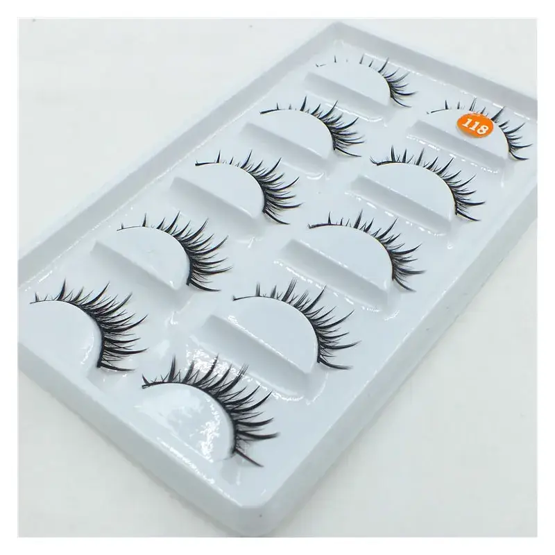 Black Cotton Thread False Eyelashes for Fashion Use - Image 5