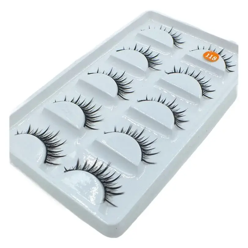 Black Cotton Thread False Eyelashes for Fashion Use
