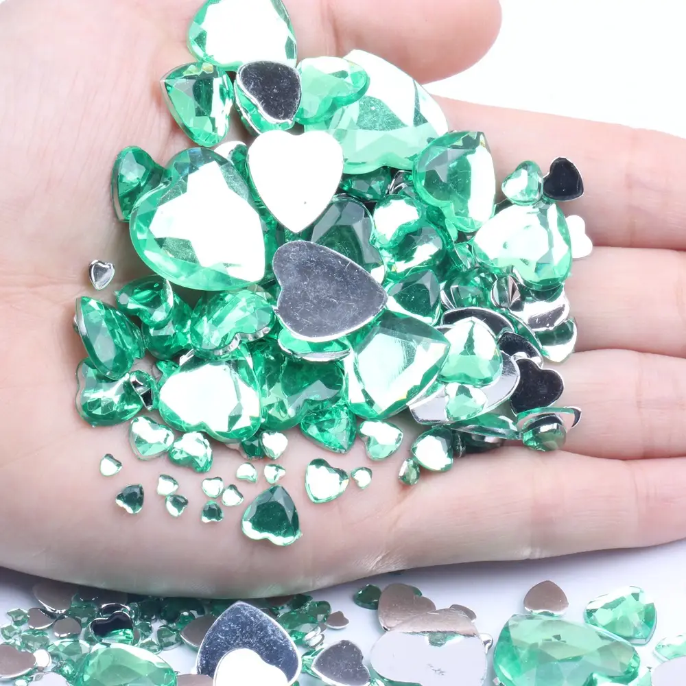 Acrylic Heart Drill Kit Multi Color DIY Nail Art - Image 12
