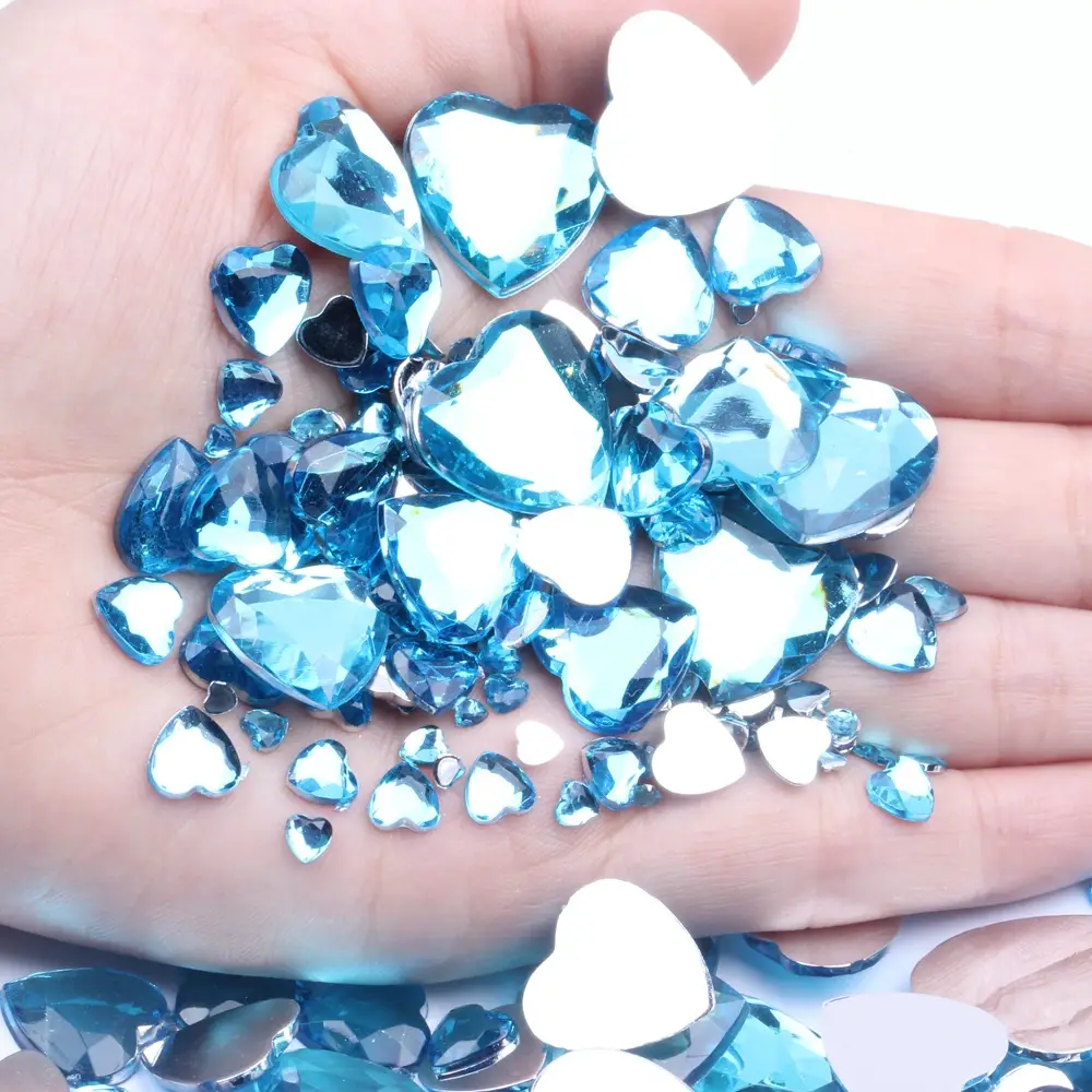 Acrylic Heart Drill Kit Multi Color DIY Nail Art - Image 13