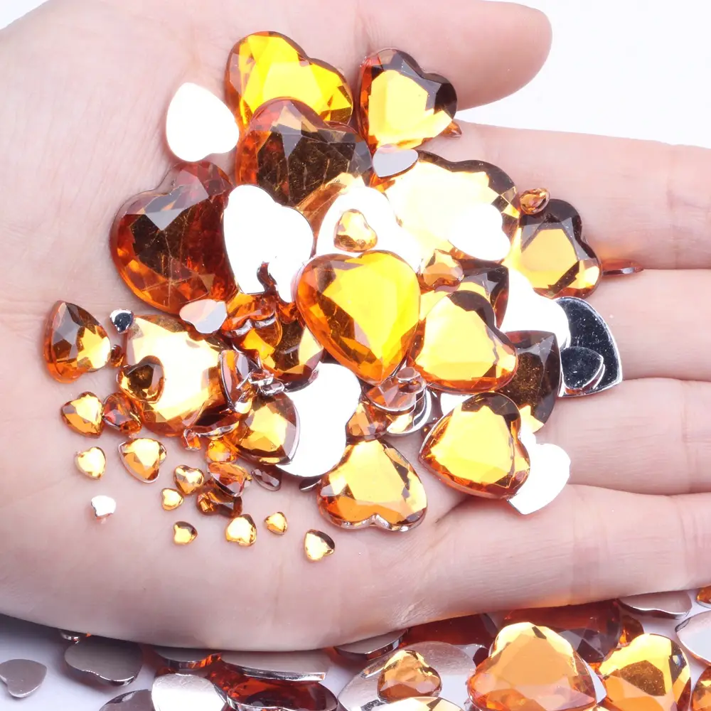 Acrylic Heart Drill Kit Multi Color DIY Nail Art - Image 14