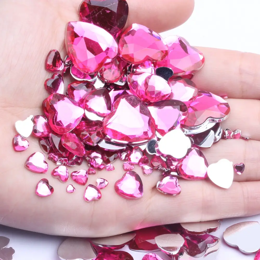 Acrylic Heart Drill Kit Multi Color DIY Nail Art - Image 5