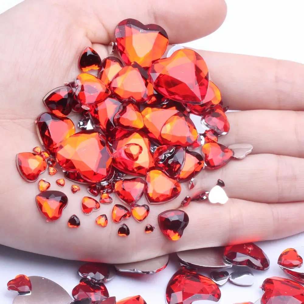 Acrylic Heart Drill Kit Multi Color DIY Nail Art - Image 6
