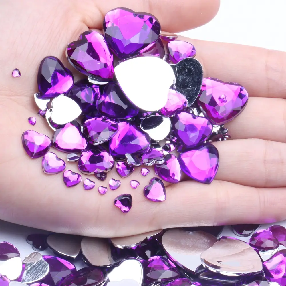 Acrylic Heart Drill Kit Multi Color DIY Nail Art - Image 7