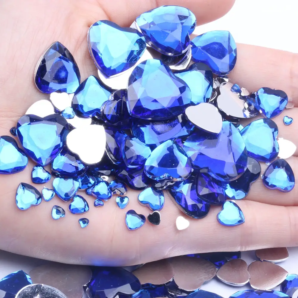Acrylic Heart Drill Kit Multi Color DIY Nail Art - Image 9