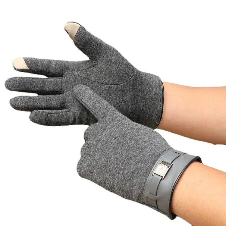 Men's Fleece Warm Gloves with Touchscreen