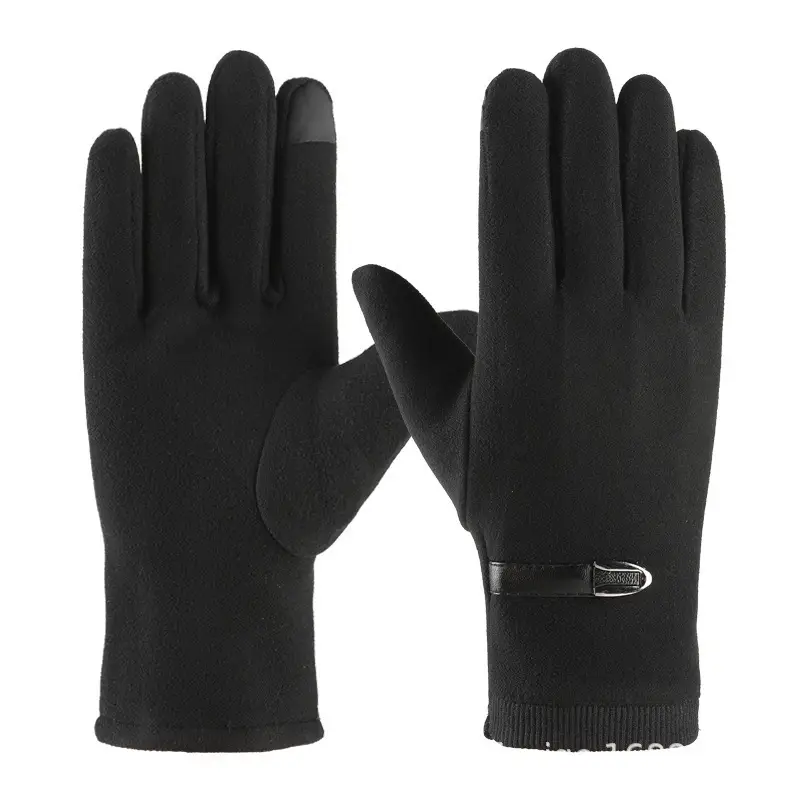 Men's Fleece Warm Gloves with Touchscreen