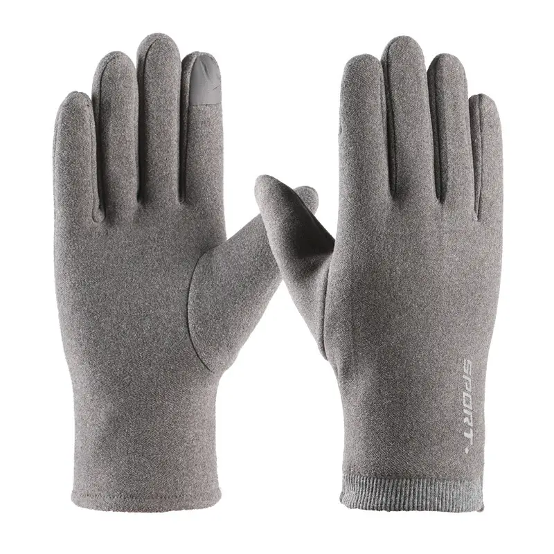 Men's Fleece Warm Gloves with Touchscreen