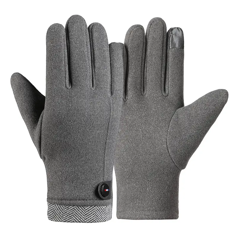 Men's Fleece Warm Gloves with Touchscreen